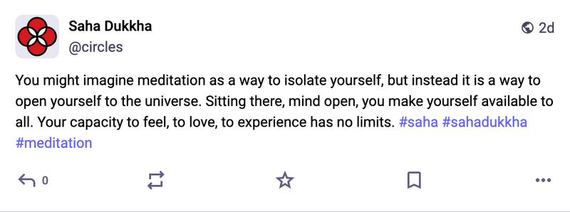 Meditation as Joining